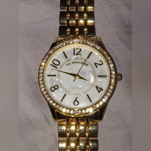U.S. Polo Assn. Watch with Crystal Accents